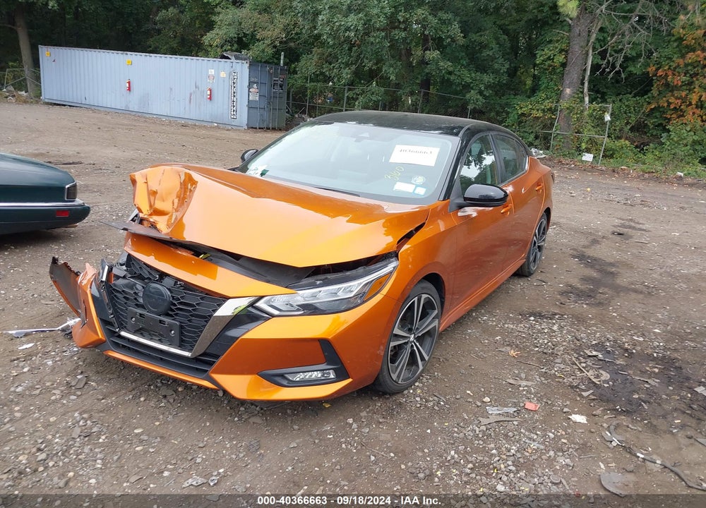 2022 NISSAN SENTRA VIN: 3N1AB8DV5NY303424