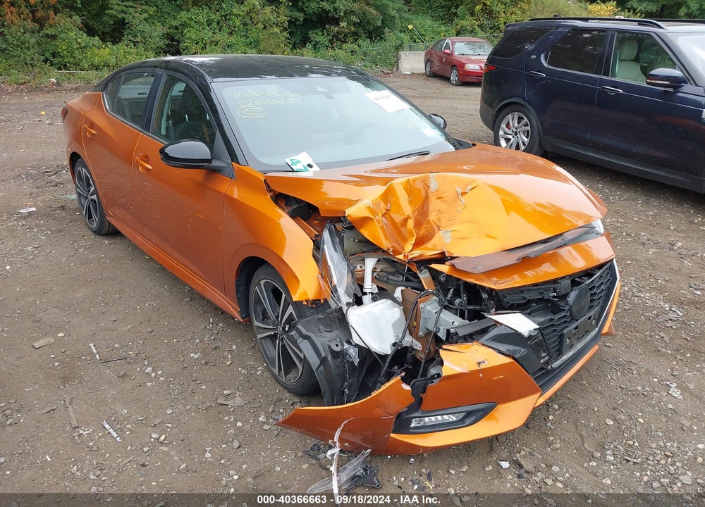 2022 NISSAN SENTRA VIN: 3N1AB8DV5NY303424
