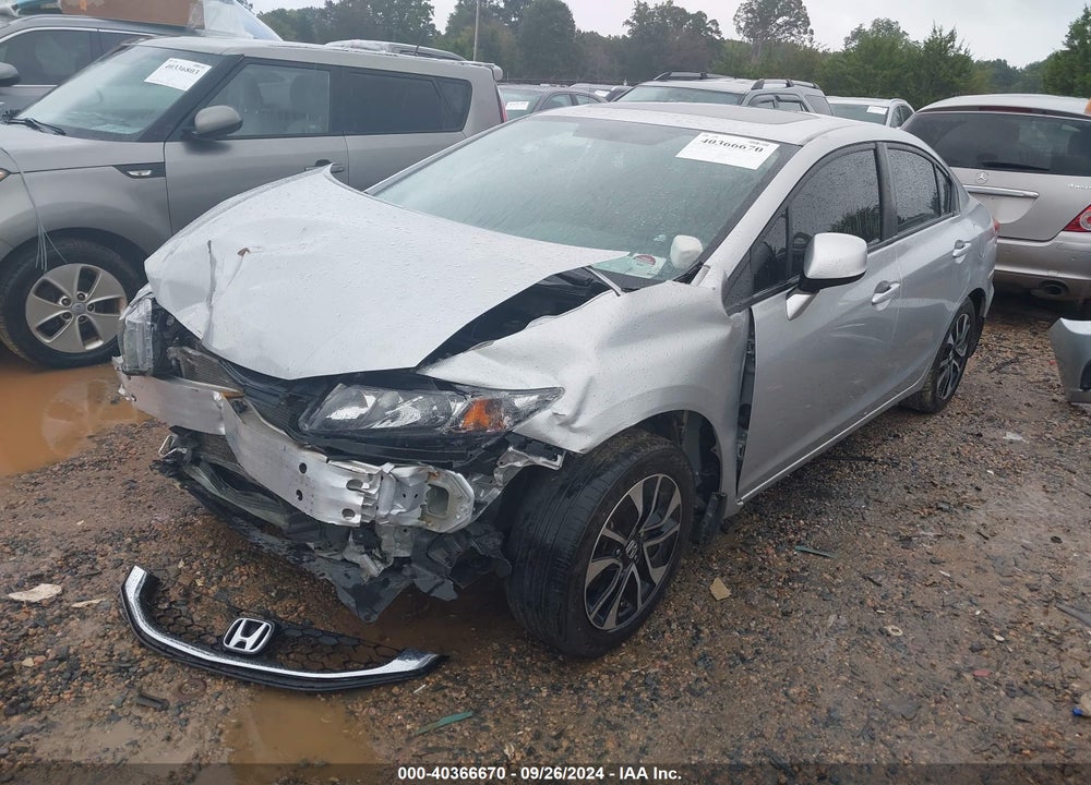 2013 HONDA CIVIC EX VIN: 19XFB2F80DE093631