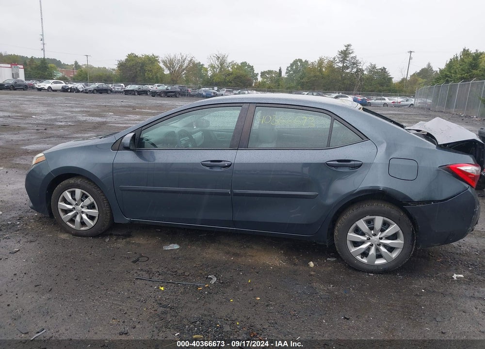2015 TOYOTA COROLLA LE VIN: 2T1BURHE5FC240886