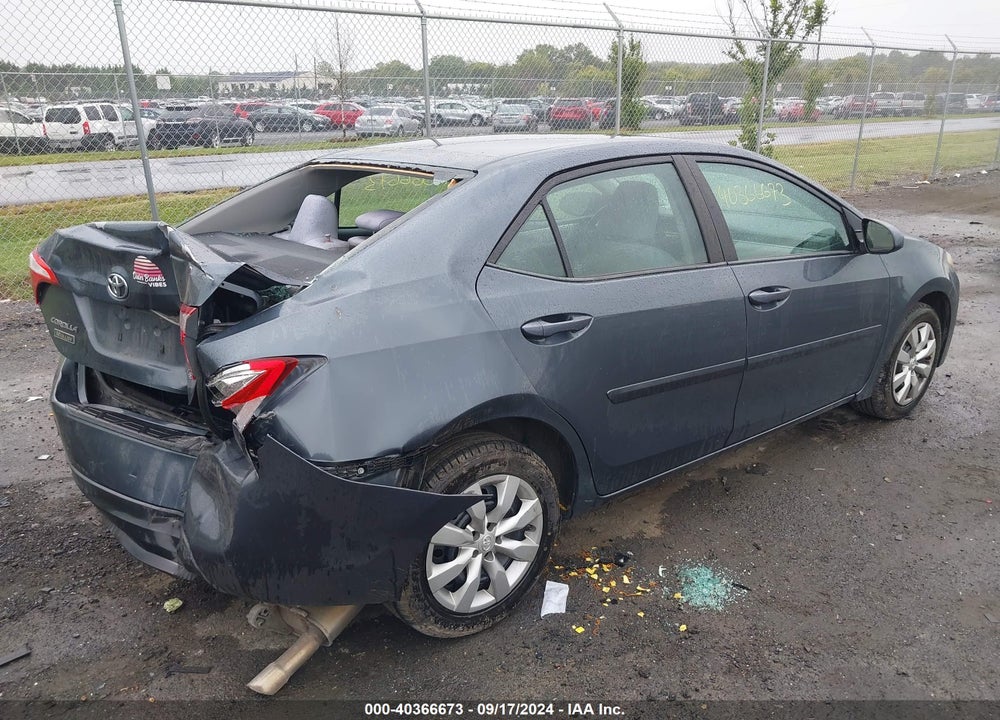 2015 TOYOTA COROLLA LE VIN: 2T1BURHE5FC240886
