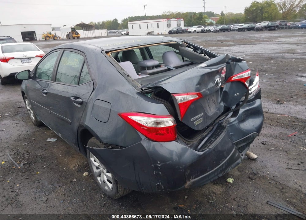 2015 TOYOTA COROLLA LE VIN: 2T1BURHE5FC240886