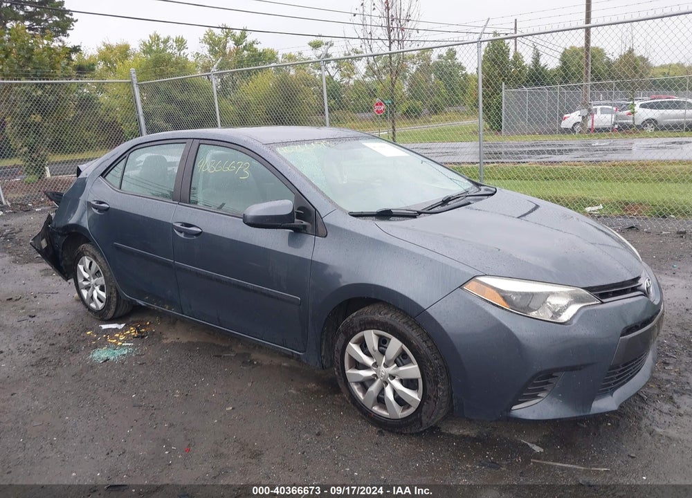 2015 TOYOTA COROLLA LE VIN: 2T1BURHE5FC240886