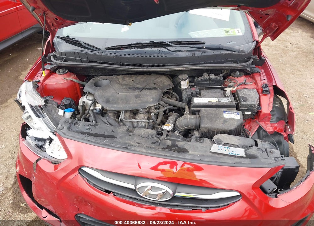 2017 HYUNDAI ACCENT VALUE EDITION VIN: KMHCT4AE6HU356278