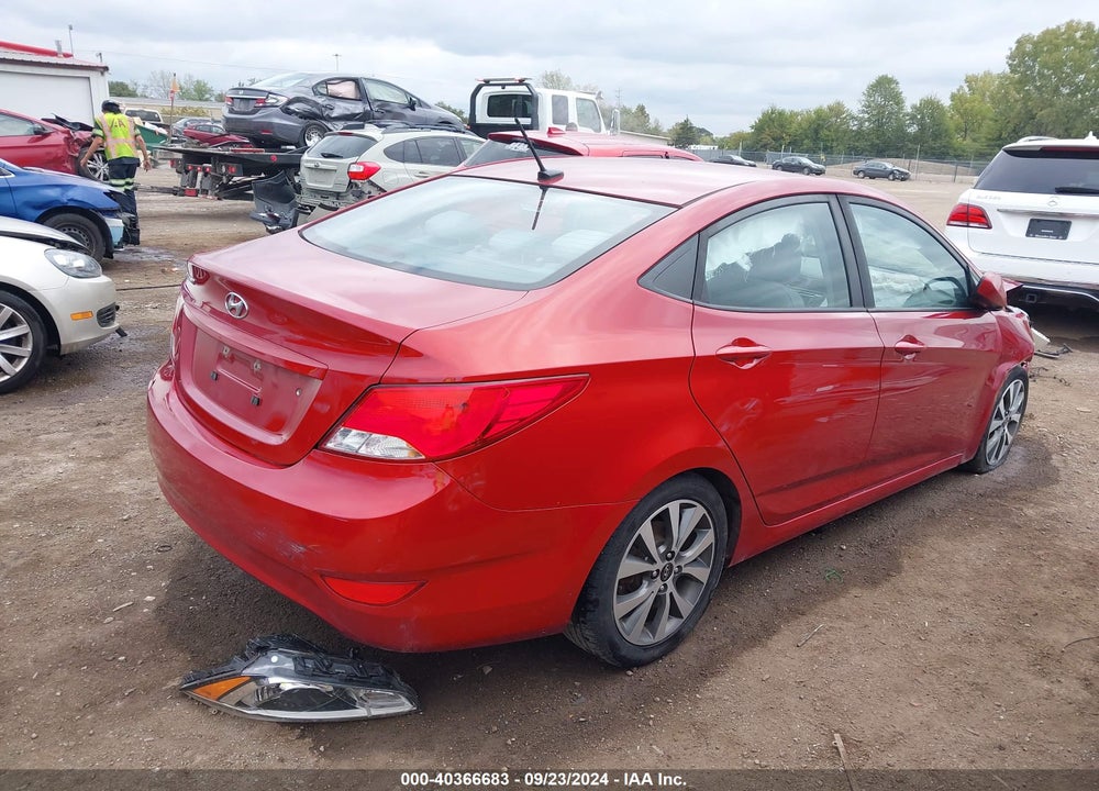 2017 HYUNDAI ACCENT VALUE EDITION VIN: KMHCT4AE6HU356278