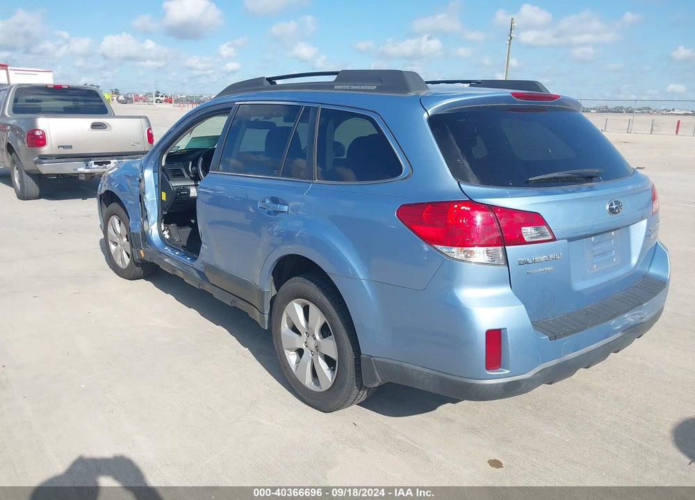 2011 SUBARU OUTBACK 2.5I PREMIUM VIN: 4S4BRBCC5B3337762