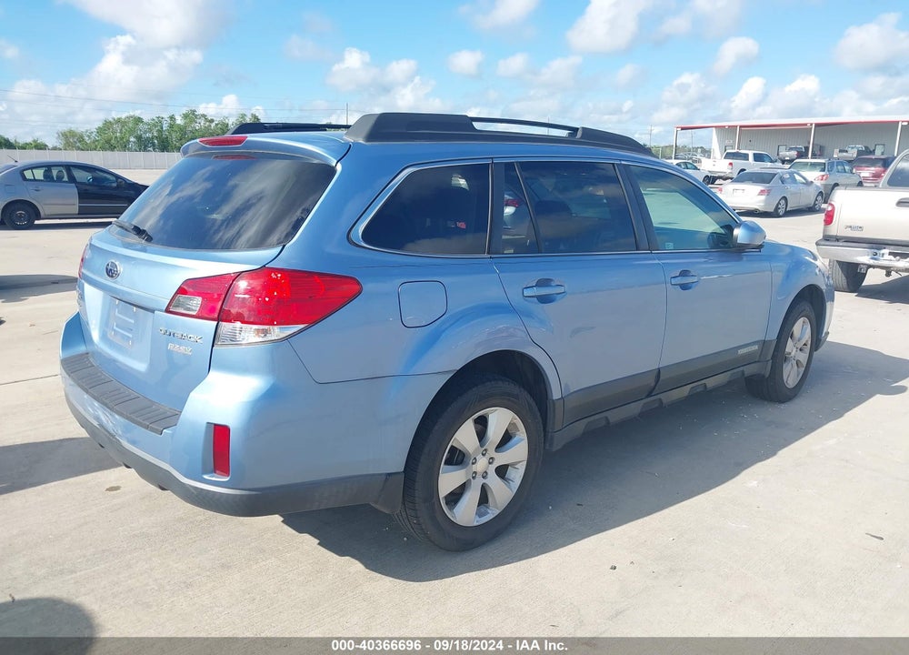 2011 SUBARU OUTBACK 2.5I PREMIUM VIN: 4S4BRBCC5B3337762