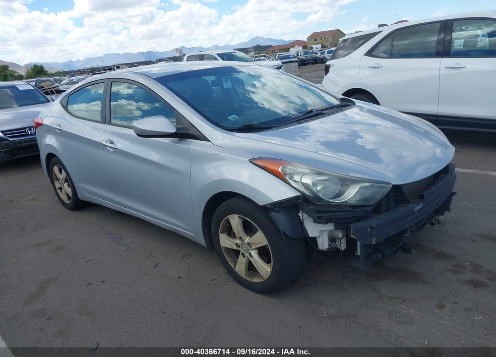 2012 HYUNDAI ELANTRA GLS VIN: 5NPDH4AE4CH074279