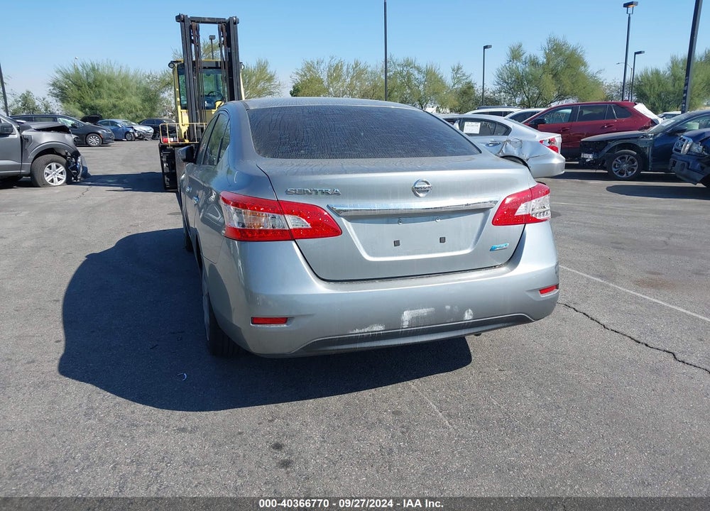 2013 NISSAN SENTRA S VIN: 3N1AB7APXDL665714