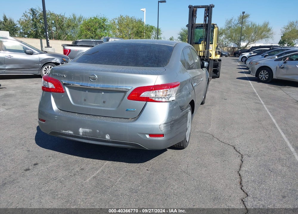 2013 NISSAN SENTRA S VIN: 3N1AB7APXDL665714
