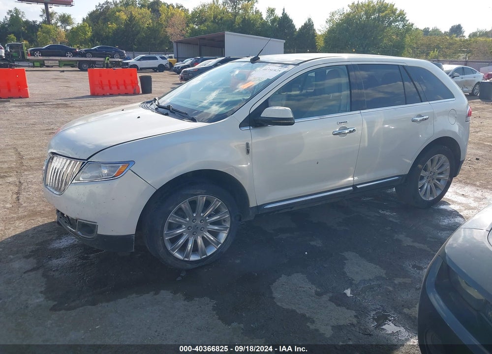 2012 LINCOLN MKX VIN: 2LMDJ8JK0CBL07412