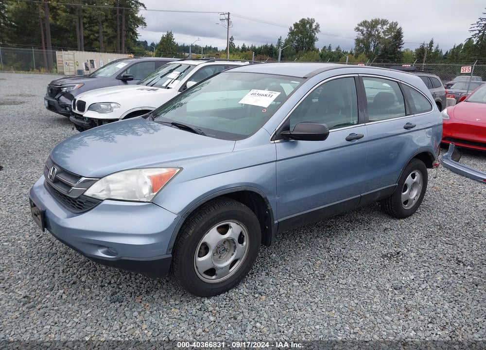 2010 HONDA CR-V LX VIN: 5J6RE3H39AL021819