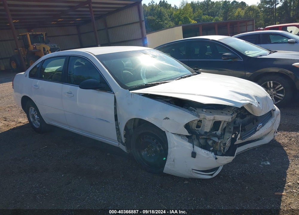2007 CHEVROLET IMPALA LT VIN: 2G1WT55N779358143
