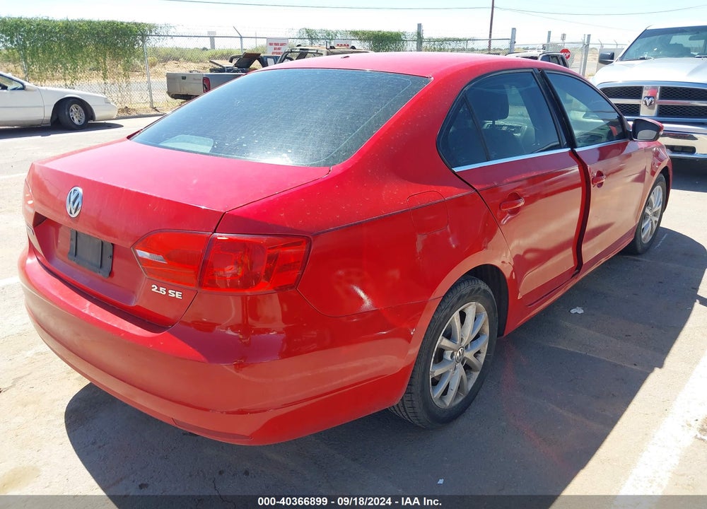 2012 VOLKSWAGEN JETTA 2.5L SE VIN: 3VWDX7AJ6CM068203