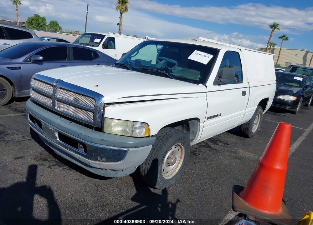 2000 DODGE RAM 1500 ST/WS VIN: 1B7HC16X3YS622094