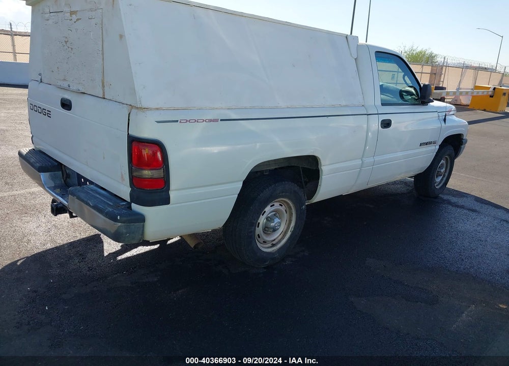2000 DODGE RAM 1500 ST/WS VIN: 1B7HC16X3YS622094