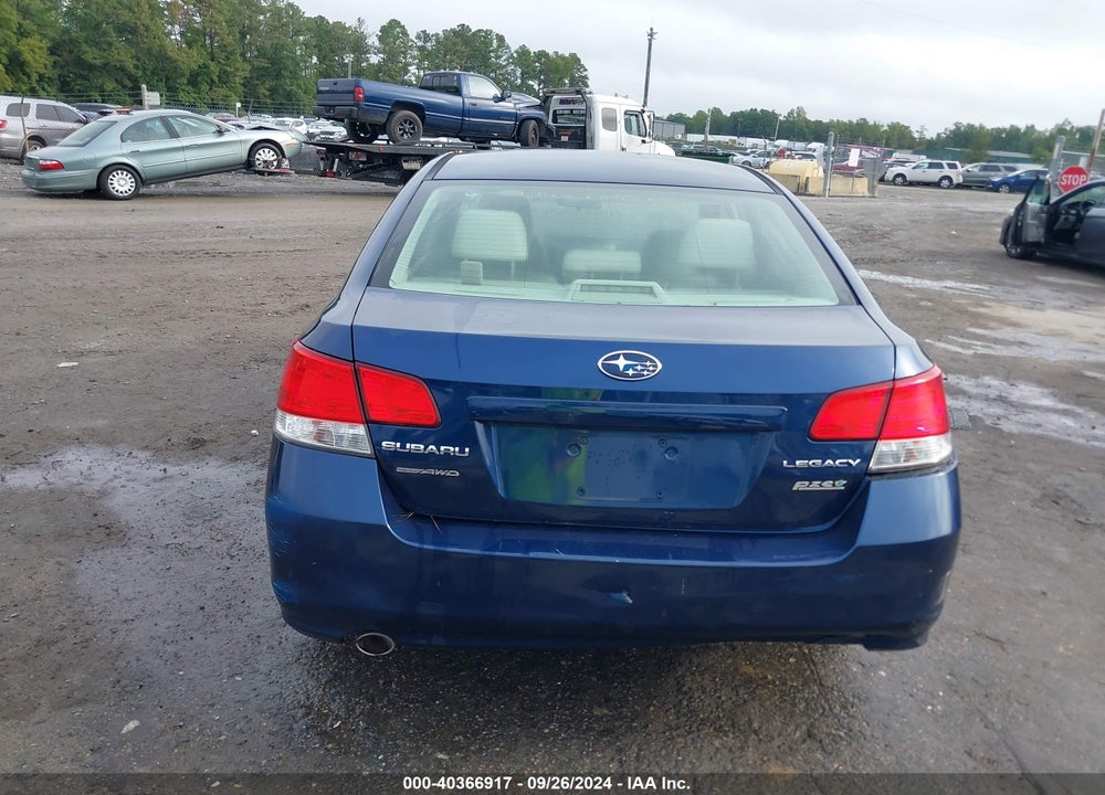 2011 SUBARU LEGACY 2.5I PREMIUM VIN: 4S3BMBC66B3228417