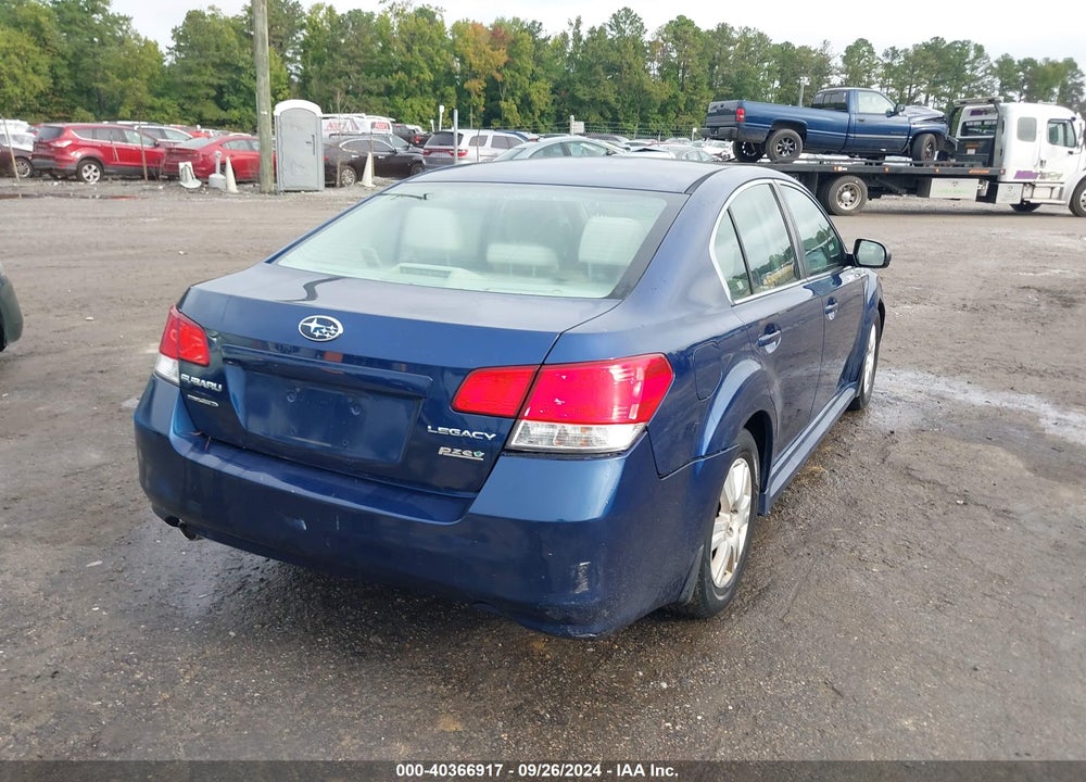 2011 SUBARU LEGACY 2.5I PREMIUM VIN: 4S3BMBC66B3228417