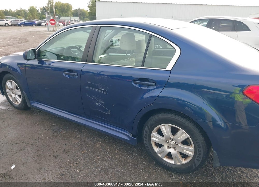 2011 SUBARU LEGACY 2.5I PREMIUM VIN: 4S3BMBC66B3228417