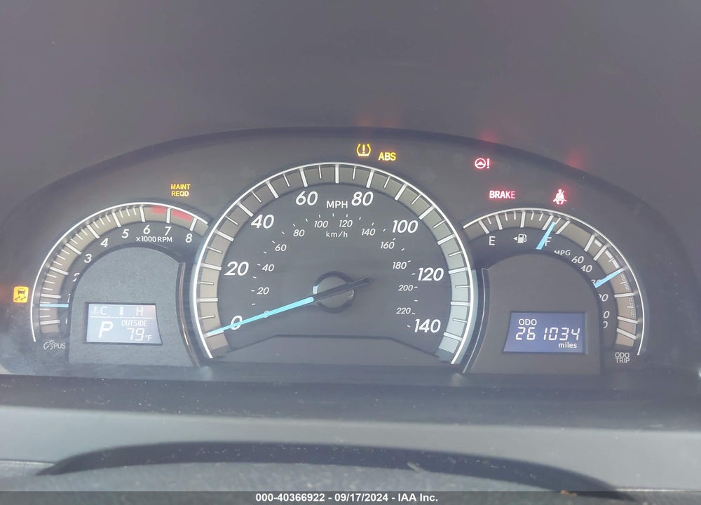 2012 TOYOTA CAMRY SE VIN: 4T1BF1FKXCU102260