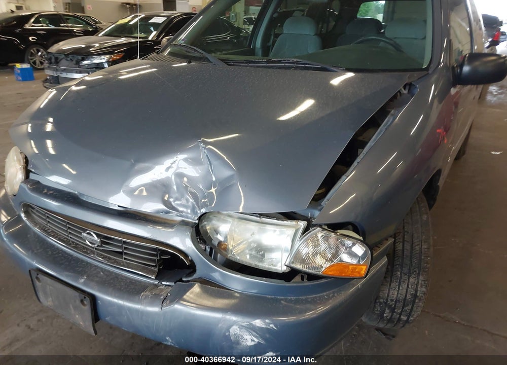 2000 NISSAN QUEST GLE/GXE/SE-CLOTH/SE-LEATHER VIN: 4N2XN11T7YD809575