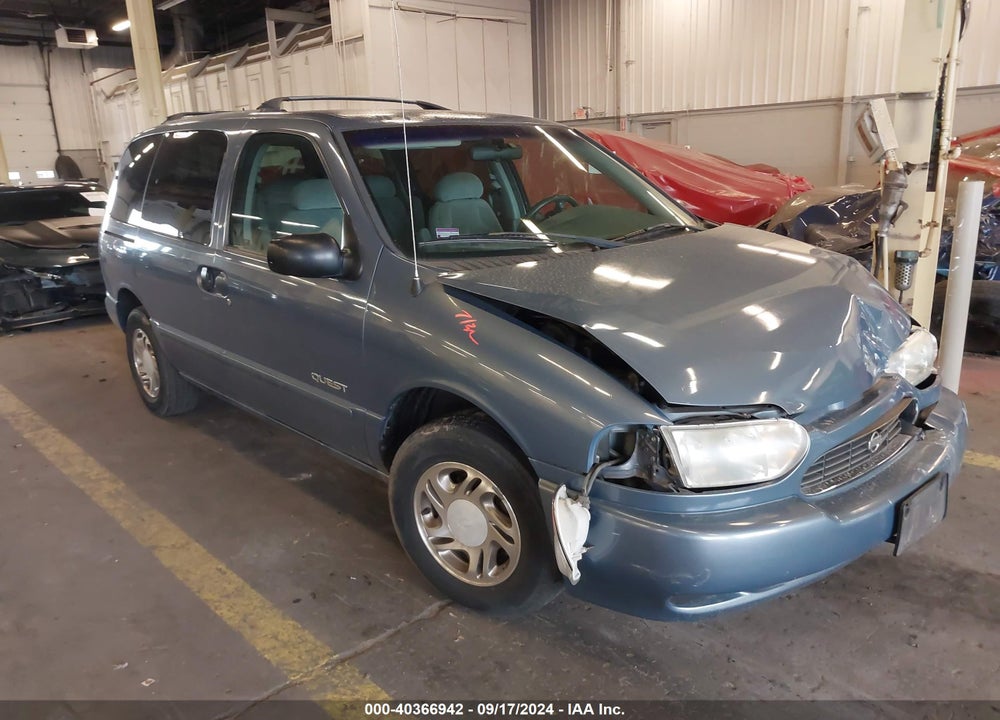 2000 NISSAN QUEST GLE/GXE/SE-CLOTH/SE-LEATHER VIN: 4N2XN11T7YD809575