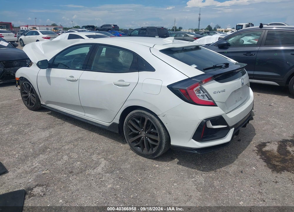 2021 HONDA CIVIC SPORT VIN: SHHFK7H44MU209459