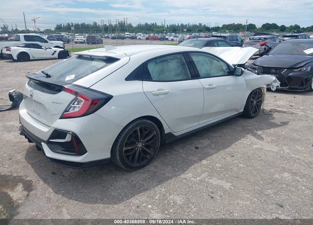 2021 HONDA CIVIC SPORT VIN: SHHFK7H44MU209459