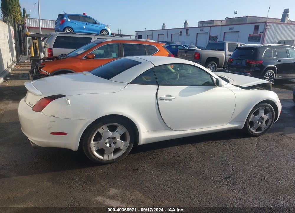 2005 LEXUS SC 430 VIN: JTHFN48Y850064001