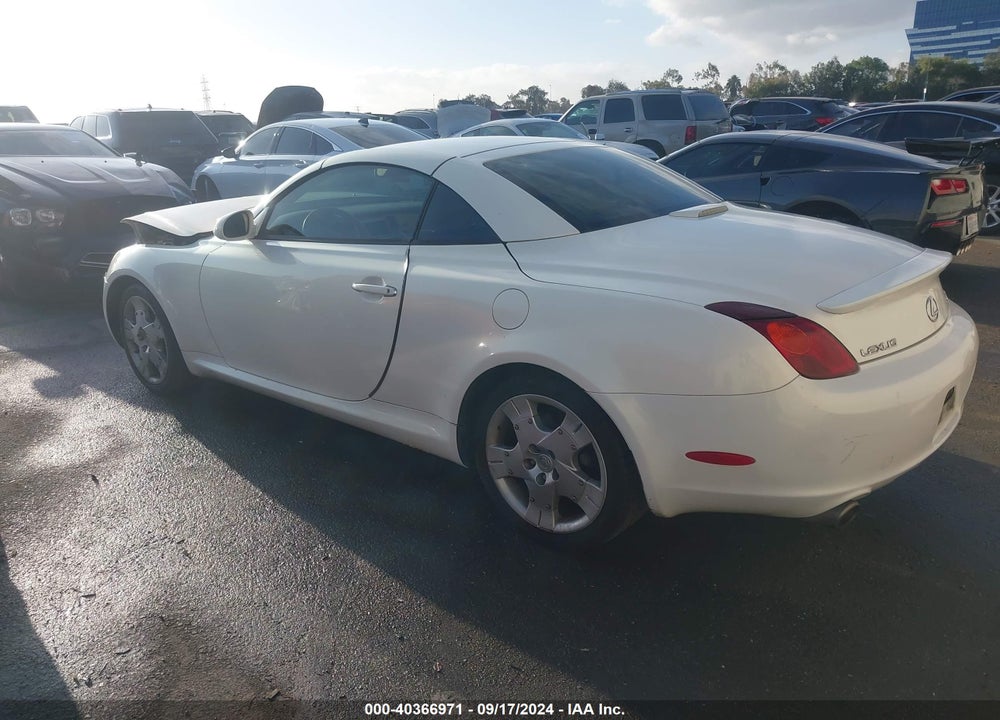 2005 LEXUS SC 430 VIN: JTHFN48Y850064001