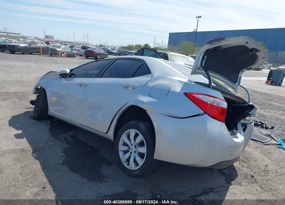 2016 TOYOTA COROLLA LE VIN: 5YFBURHE0GP513041