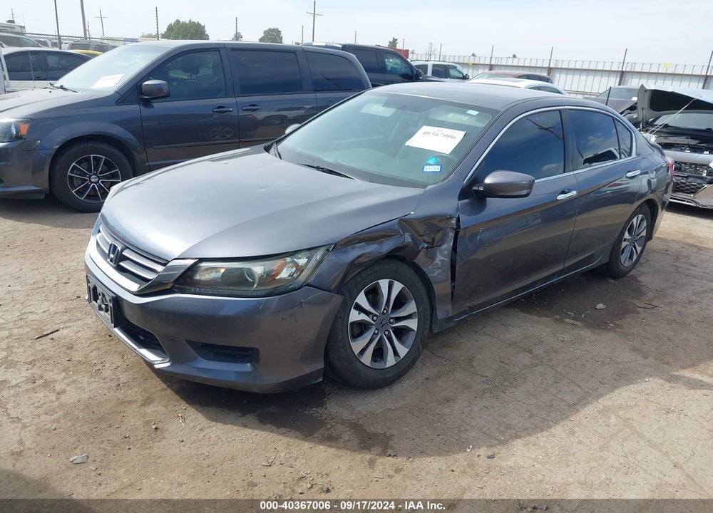 2013 HONDA ACCORD LX VIN: 1HGCR2F3XDA066105