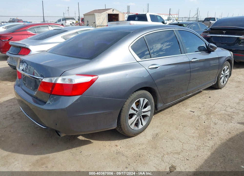 2013 HONDA ACCORD LX VIN: 1HGCR2F3XDA066105