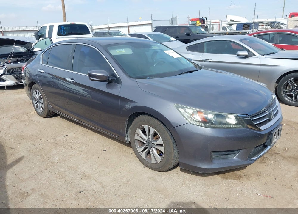 2013 HONDA ACCORD LX VIN: 1HGCR2F3XDA066105
