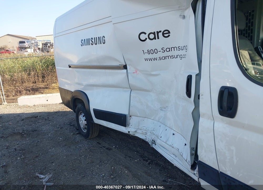 2023 RAM PROMASTER 3500 CARGO VAN HIGH ROOF 159 WB EXT VIN: 3C6MRVJG7PE570683