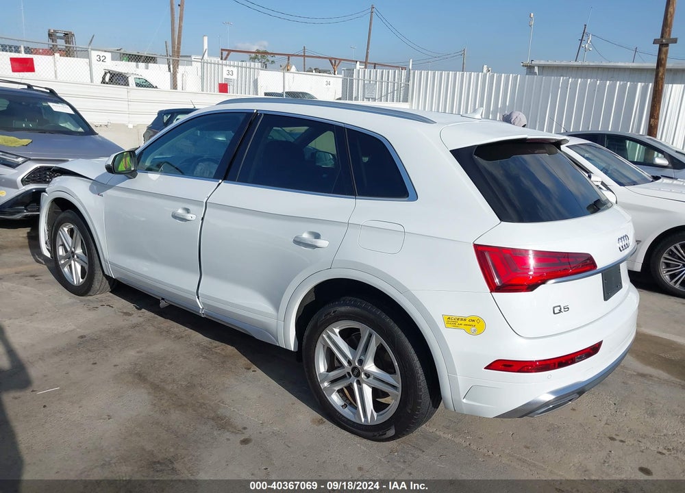 2022 AUDI Q5 PREMIUM 55 TFSI E S LINE QUATTRO S TRONIC VIN: WA1G2AFY1N2082855