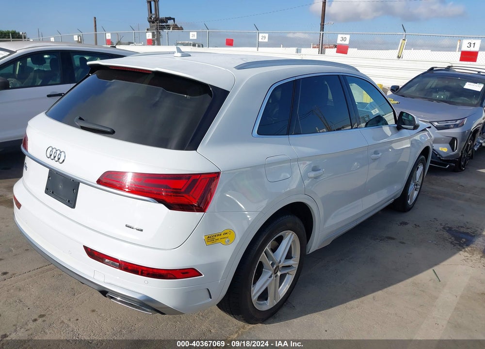 2022 AUDI Q5 PREMIUM 55 TFSI E S LINE QUATTRO S TRONIC VIN: WA1G2AFY1N2082855