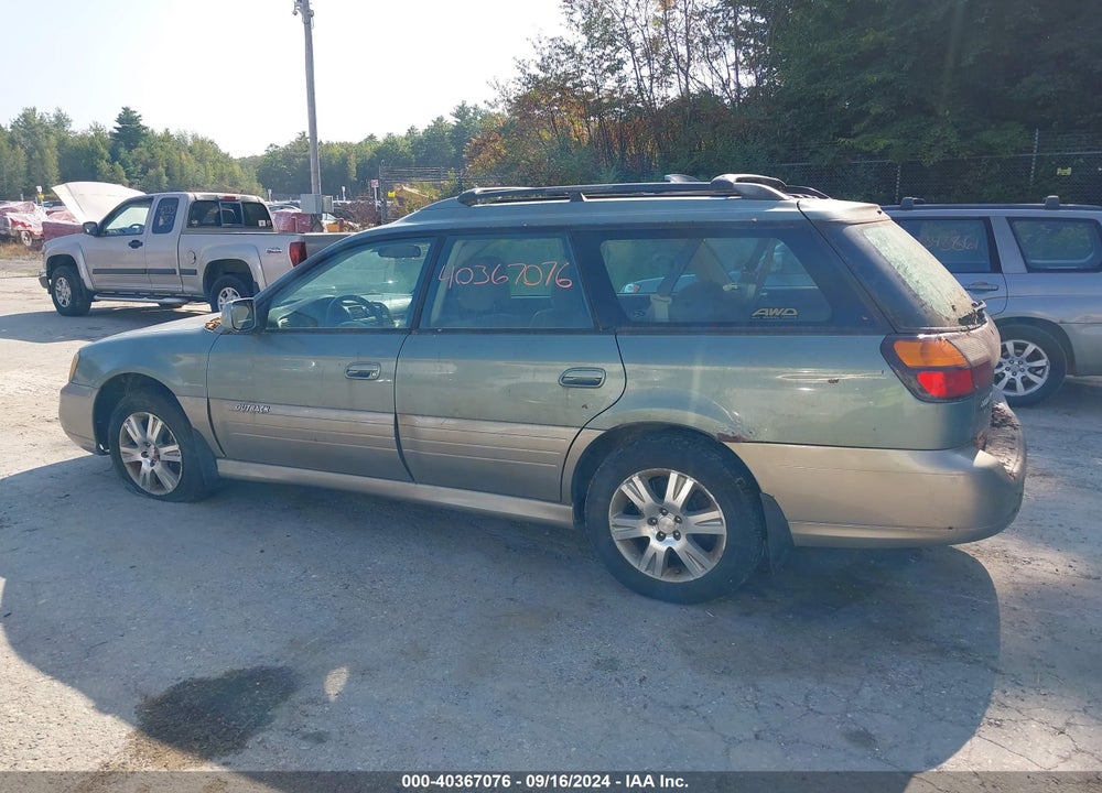 2004 SUBARU OUTBACK H6-3.0 W/35TH ANNIVERSARY EDITION VIN: 4S3BH815647645999