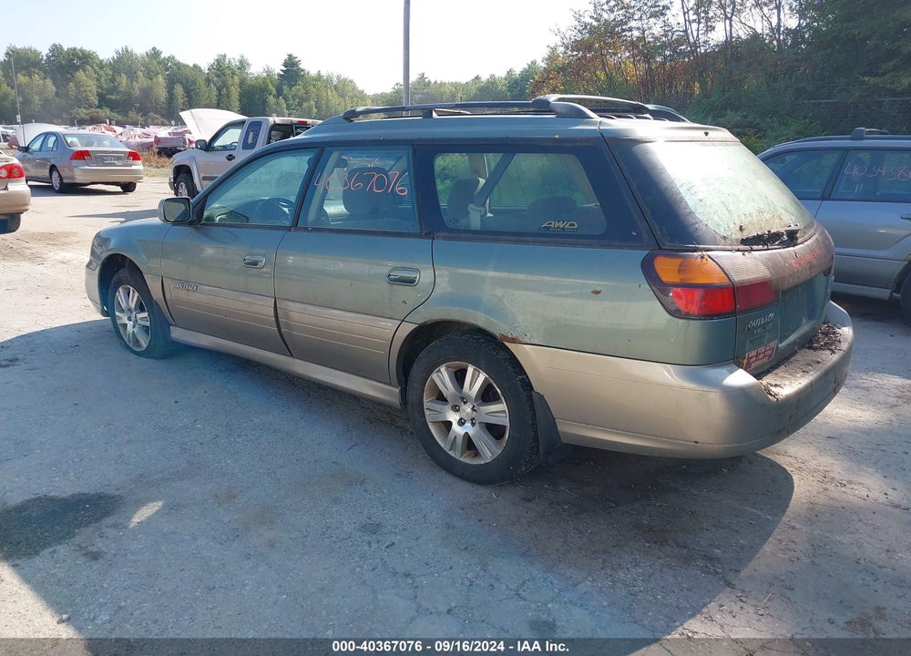 2004 SUBARU OUTBACK H6-3.0 W/35TH ANNIVERSARY EDITION VIN: 4S3BH815647645999