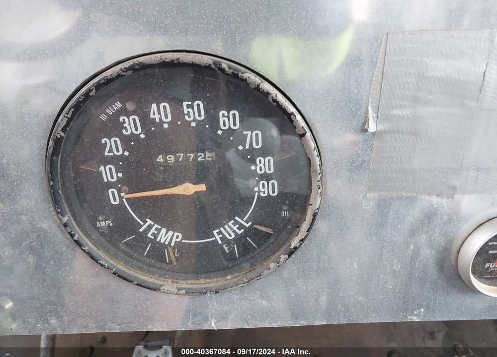 1972 WILLYS JEEP VIN: J2F835TE30632