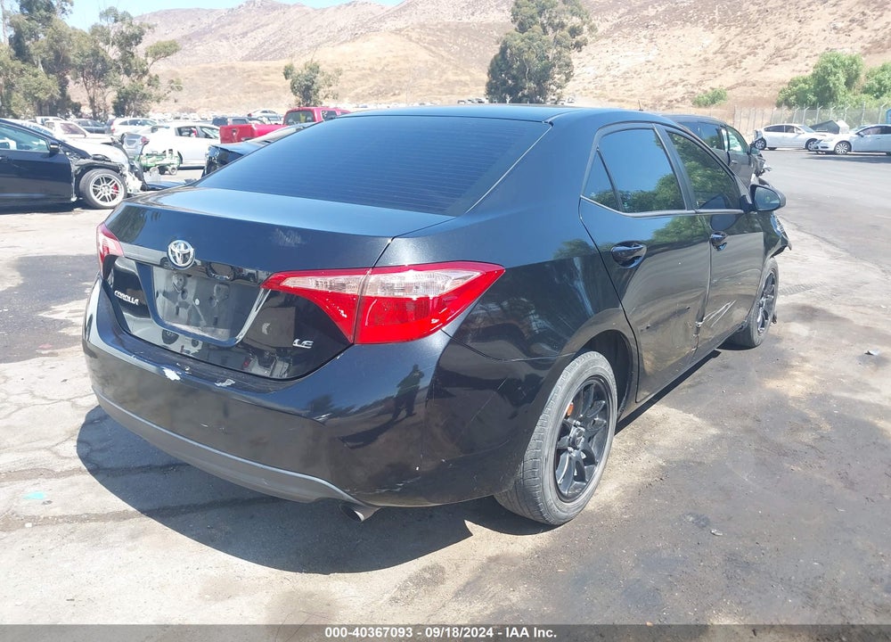 2017 TOYOTA COROLLA L/LE/XLE/SE/XSE VIN: 2T1BURHE2HC811284