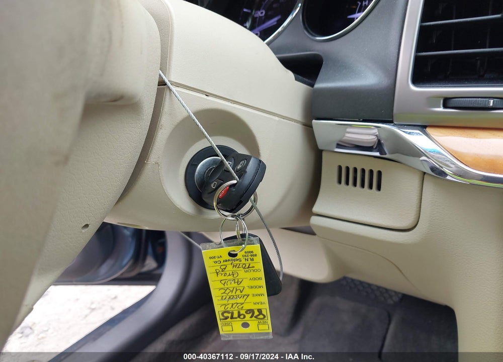 2012 LINCOLN MKZ VIN: 3LNHL2JC4CR811914