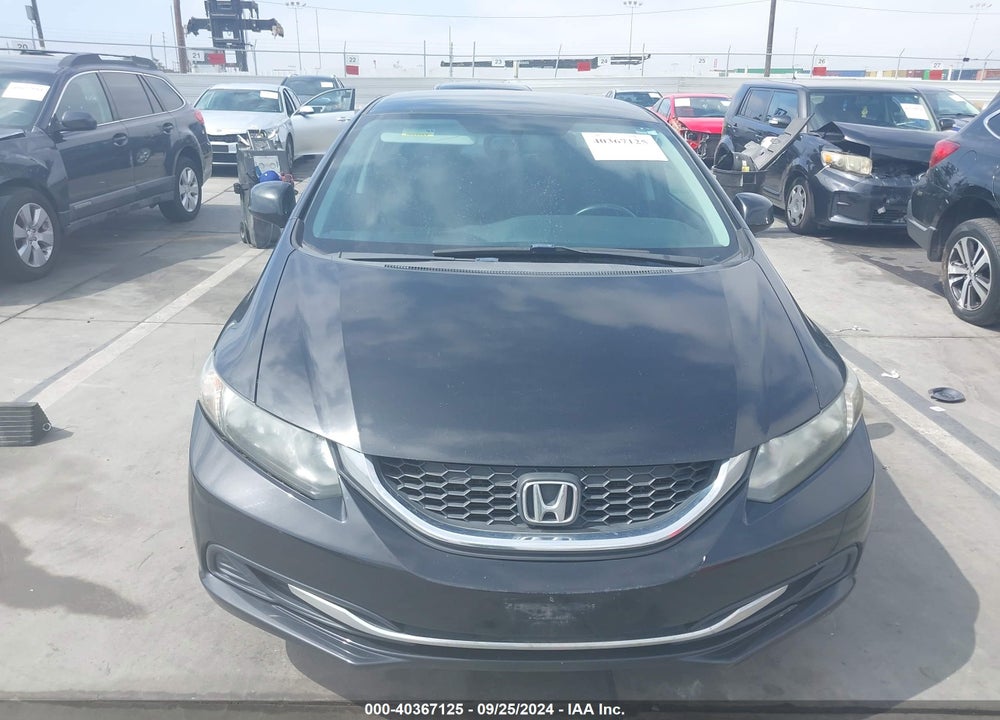 2013 HONDA CIVIC LX VIN: 19XFB2E5XDE031807