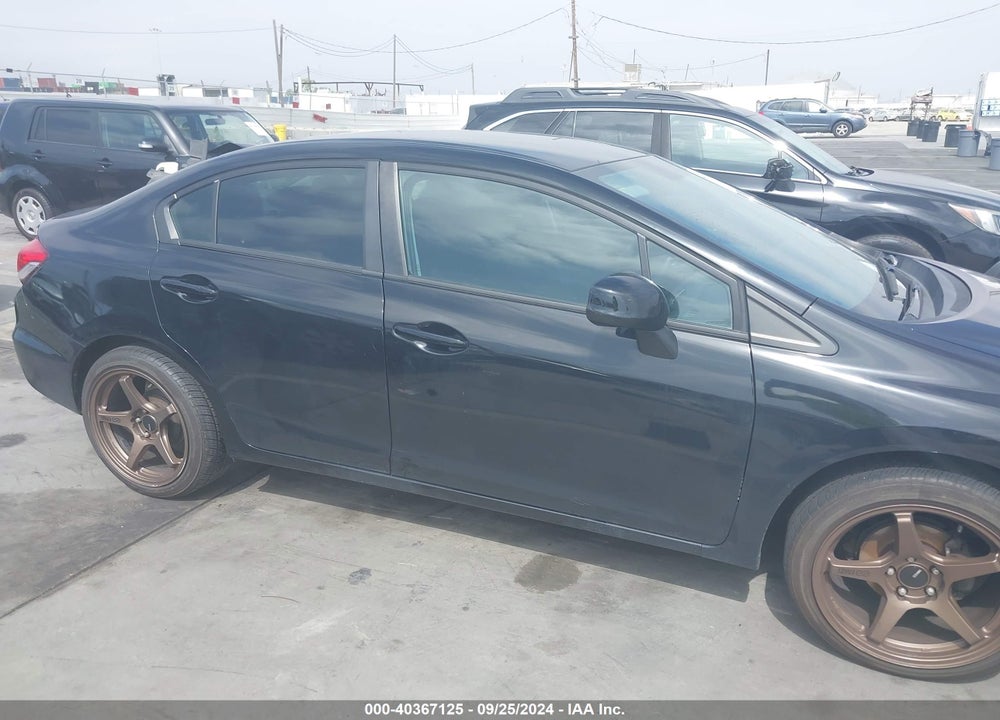2013 HONDA CIVIC LX VIN: 19XFB2E5XDE031807
