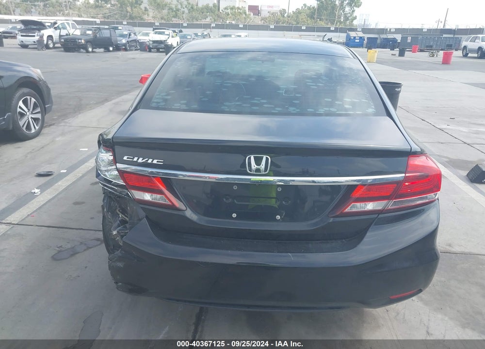 2013 HONDA CIVIC LX VIN: 19XFB2E5XDE031807