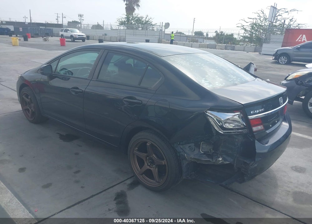 2013 HONDA CIVIC LX VIN: 19XFB2E5XDE031807