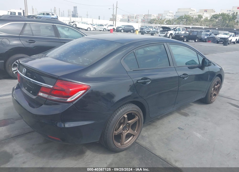 2013 HONDA CIVIC LX VIN: 19XFB2E5XDE031807