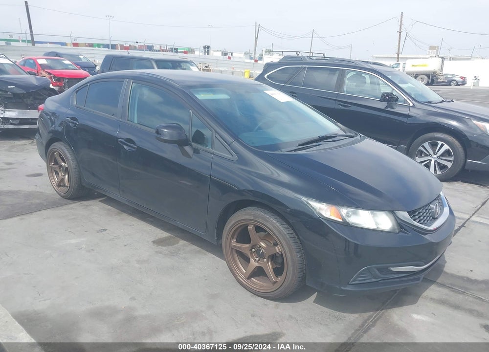2013 HONDA CIVIC LX VIN: 19XFB2E5XDE031807