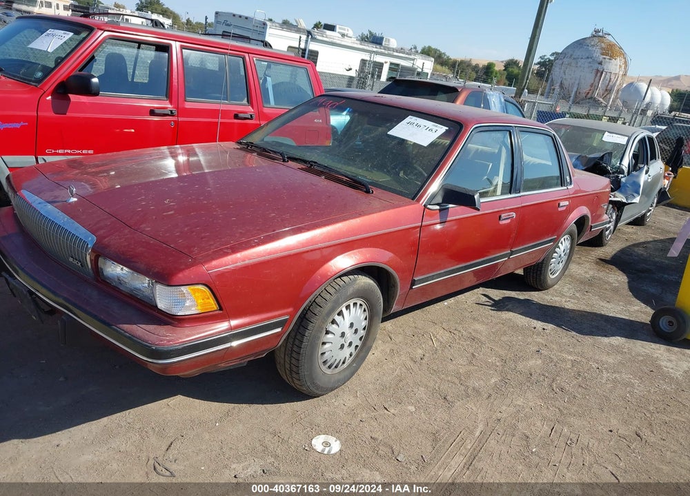 1991 BUICK CENTURY LIMITED VIN: 3G4AL54N7MS605660