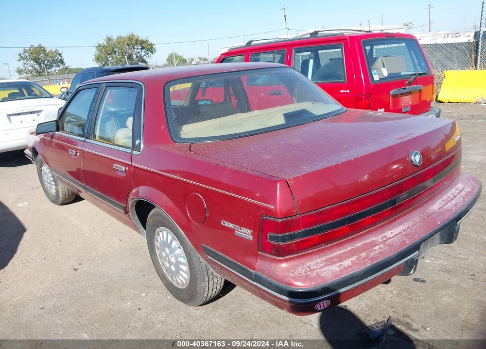 1991 BUICK CENTURY LIMITED VIN: 3G4AL54N7MS605660